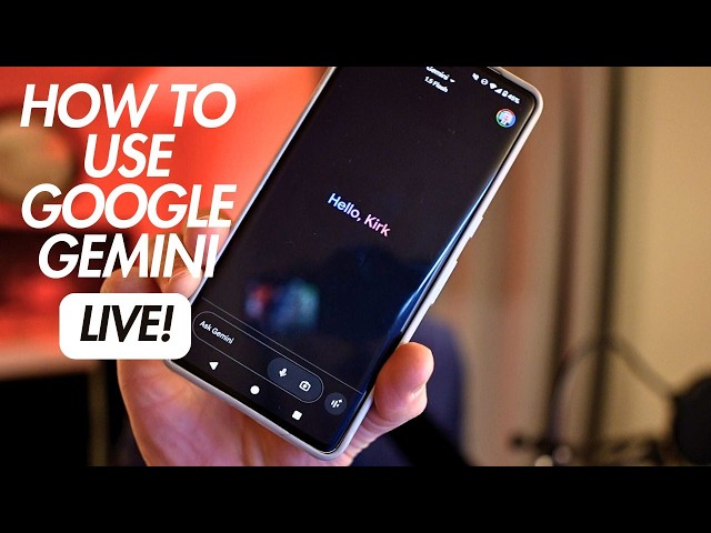 Gemini live on Android - Setup and  Demo