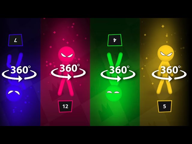 The Stickman MINIGAMES random Gameplay - Stickman Party 1 2 3 4 Player