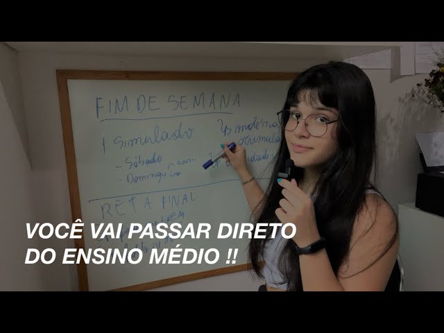 como eu conciliei a escola e o ENEM sem reprovar em nenhum dos dois