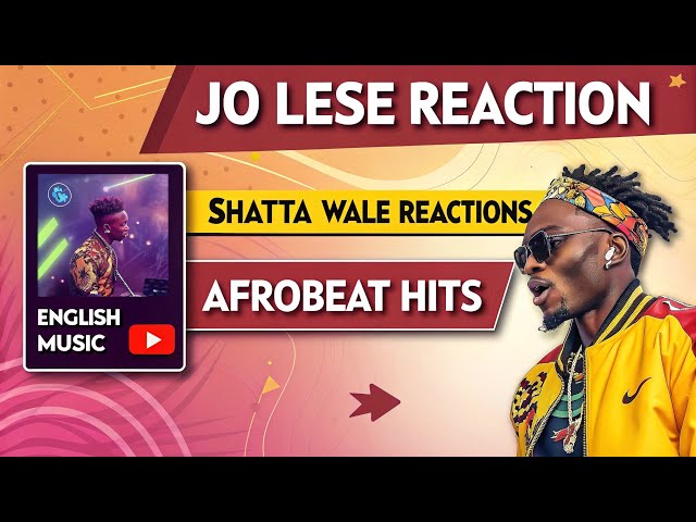 Reacting to Shatta Wale's "Jo Lese" - Catchy Vibes and Powerful Lyrics! | InspireTune Reactions