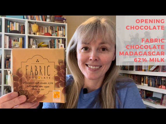 Opening Fabric Chocolate's 62% Madagascar Milk with Smoked Cane Sugar