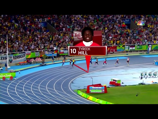 Just how fast is Tyreek Hill? Compare him to Usain Bolt!