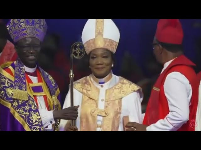 Moment Reverend Funke Felix Adejumo was ordained as a Bishop