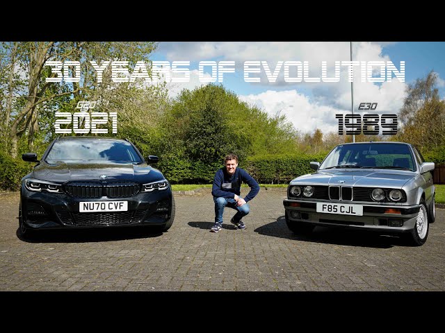 BMW E30 vs G20 3 Series Touring (Old VS New BMW) | 30 Years of Progress? | 2021 G20 BMW 330e