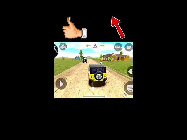 Dollar (Song) Modified 👿 Mahindra yellow Thar || Indian Car Simulator 3D || #shorts