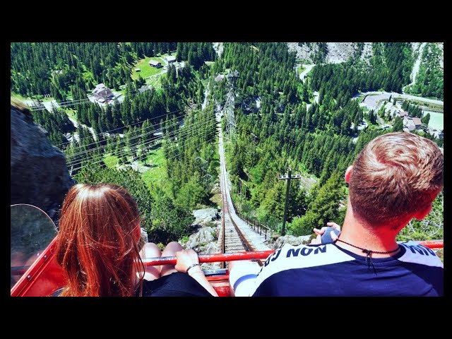 Mountain Coaster Oeschinensee Kandersteg Switzerland 4K 🇨🇭