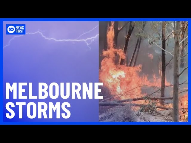 Victoria, Melbourne Smashed By Severe Storms As Heatwave Boils State | 10 News First