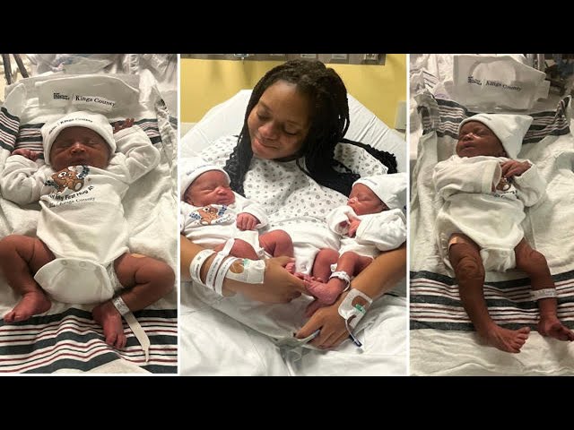 NYC’s first babies of 2025! Adorable twin girls born just after midnight