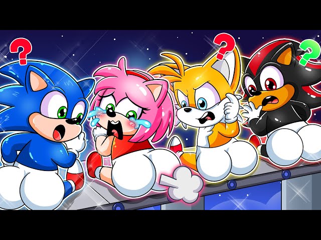 Brewing Cute Baby Factory!! - Amy with Broken Heart! - Sonic The Hedgehog 3 Animation