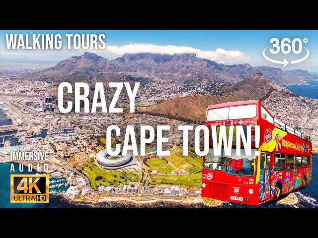 Cape Town Sightseeing Bus (Red Route) 360 Tour 2023 (4K Ultra HD)