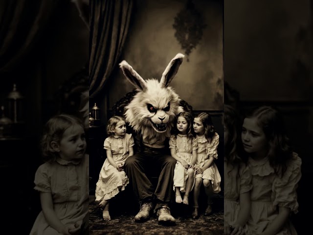 Easter Bunny Creepy Vintage Photo That Will Give You Nightmares #viralvideo #viralshorts #horror