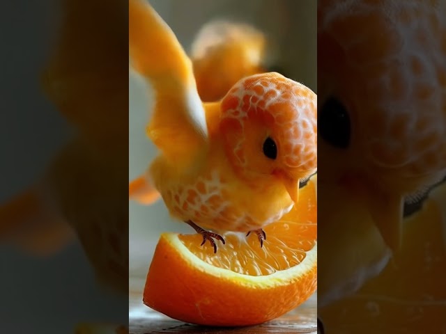 Orange Juicy Bird 🐔 #music #dj #housemusic #edm #shorts #ai #birds #viralvideo