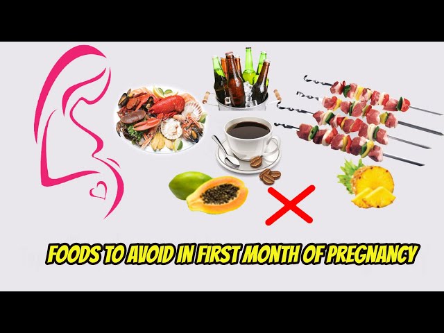 Foods to Avoid In First Month of Pregnancy | First Trimester Diet