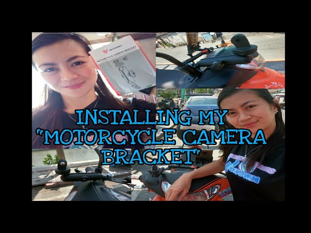 INSTALLING MY NEW MOTORCYCLE CAMERA BRACKET || CHIAVLOGS #20