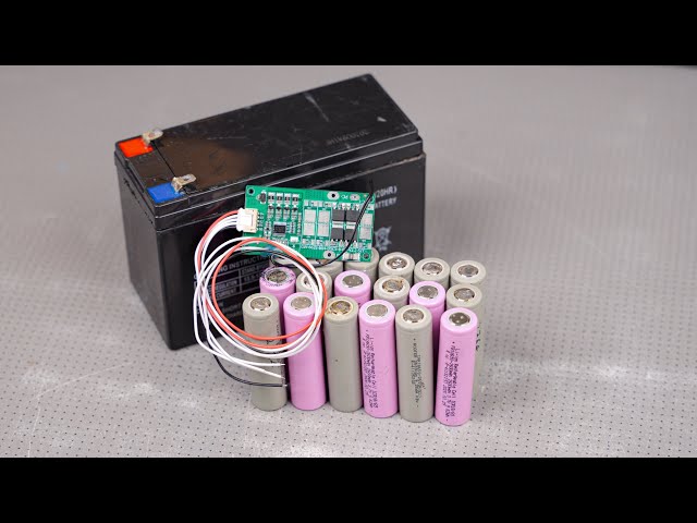 How to Convert 12v 7Ah Lead Acid Battery Into 12v 15.6Ah Li-Ion Battery Pack