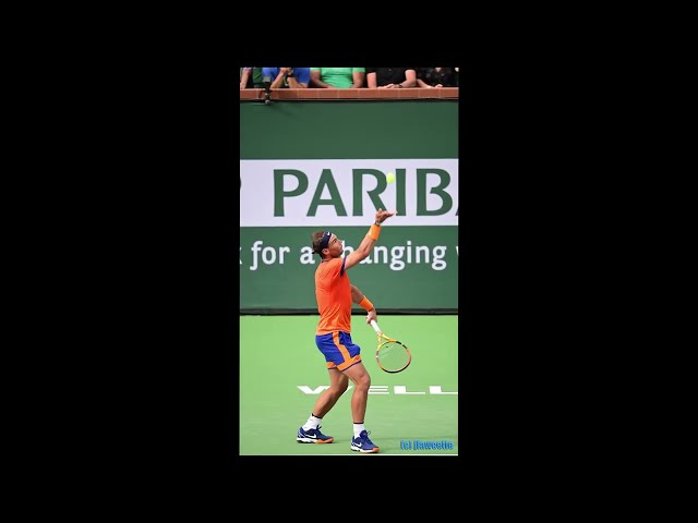 Rafael Nadal Serve Slow Motion