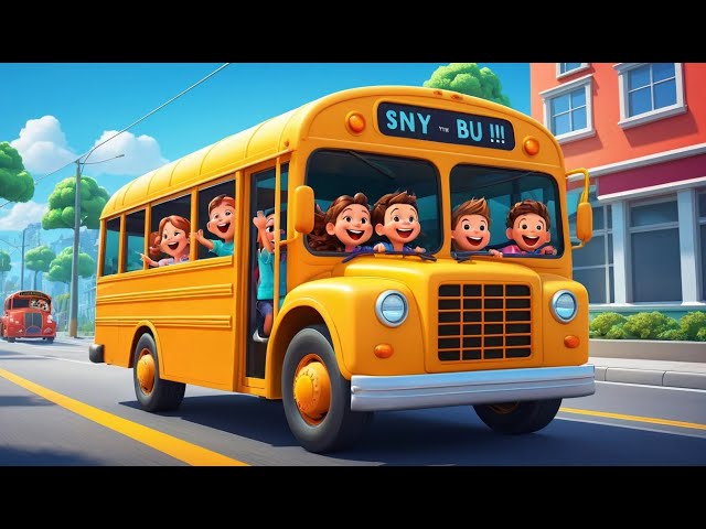 The Wheels on the Bus | Classic Nursery Rhyme for Kids | Sing-Along Action Song