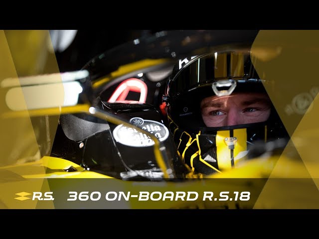 On-board 360 Renault R.S.18 with Nico Hülkenberg