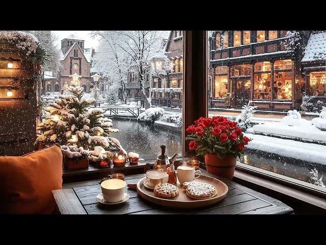 Quiet Winter Balcony & Smooth Jazz ❄️ Soft Instrumental Music for Study, Work, and Relaxation