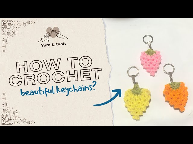 🌟 LIVE: How to Crochet a Beautiful Keychain – Easy & Quick DIY Keychain Tutorial! 🧶