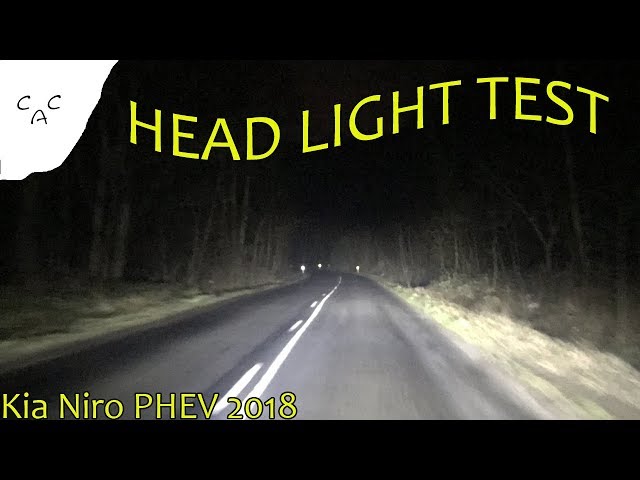 Kia Niro PHEV 2018 - Head light test