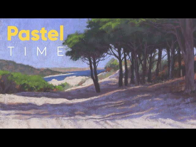 Beach Sand Dunes in Soft Pastel - Narrated Timelapse