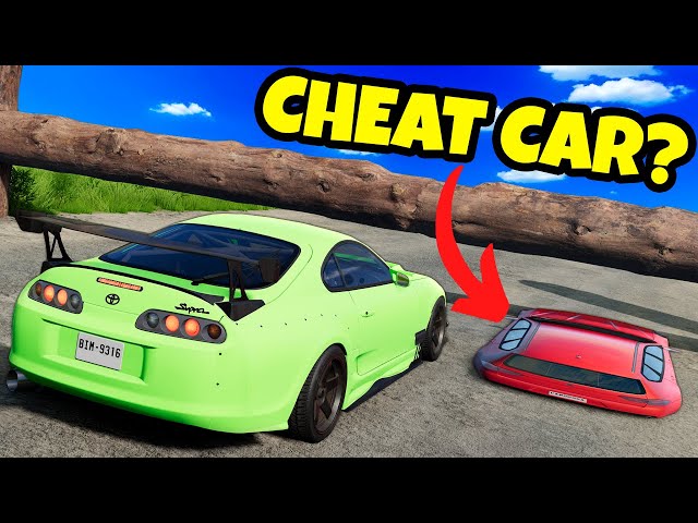 Testing CHEAT Cars vs Limbo Bars in BeamNG Drive Mods!