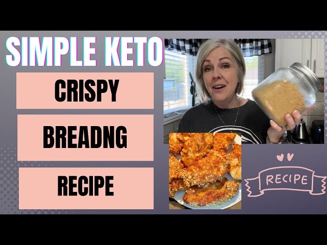 My Crispy Breading Recipe 4 Ingredients @carnivorecrisps Keto Gluten Free Flour