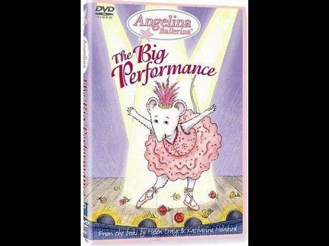 Angelina ballerina the big performance dvd