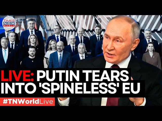 LIVE | Putin DROPS BOMBSHELL on Europe’s Elites: ‘You’ve Lost Your Way! Ukraine | Zelensky