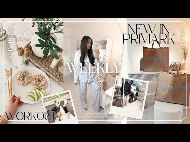 NEW IN PRIMARK | Week in The Life, workouts, healthy meals! 🌿