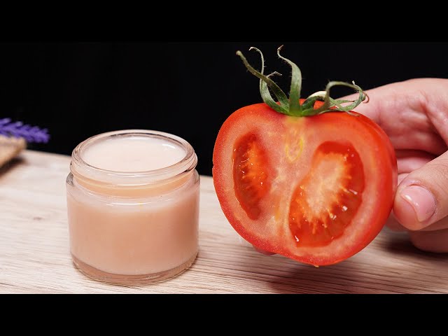 Tomatoes erase all wrinkles from your face! New Japanese trick! Anti aging cream!