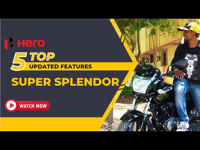 Budget 🤑friendly Bike🏍️ with Great Millage📍 - Hero Motocorp's 🤩Super Splendor 🤩Review