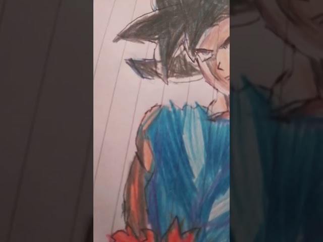 Dibujo de Goku ✍️📝ultra instinto #dragonball #goku