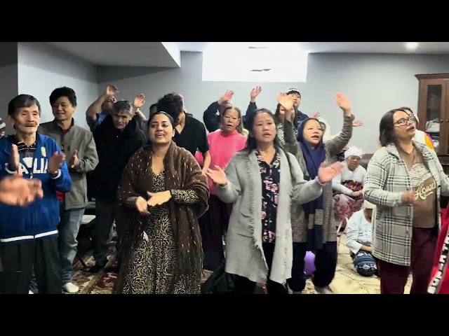 Feb,9/2025.Sunday Service MC:by Bhumika Majhi Chorus Hyman Led PS,Peter Rai and Leader Ajay Rai.