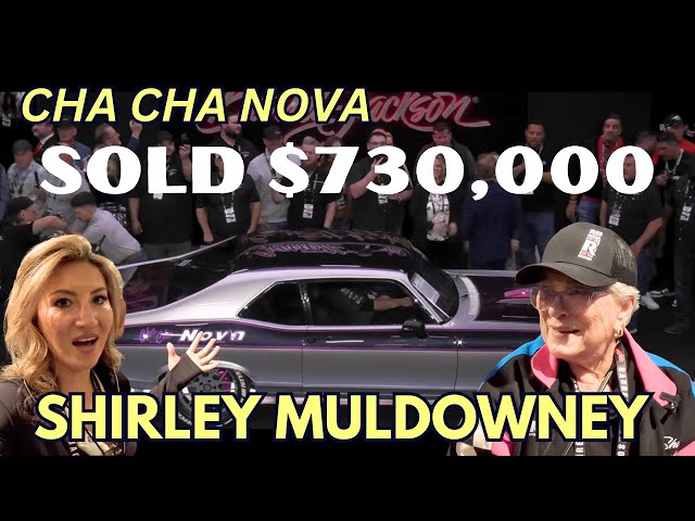 1969 NOVA SOLD FIRST LADY OF DRAG RACING SHIRLEY MULDOWNEY AT BARRET JACKSON