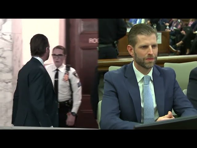 Eric Trump testifies he wasn't aware of dad's financial statements