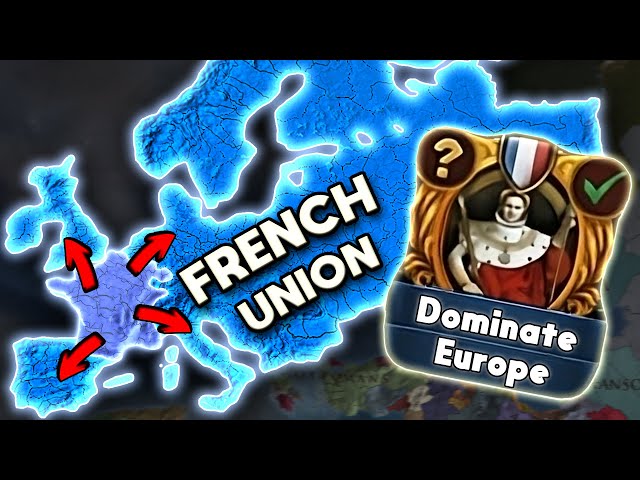 UNITE Europe with THIS strategy as FRANCE! EU4 France Guide 2024