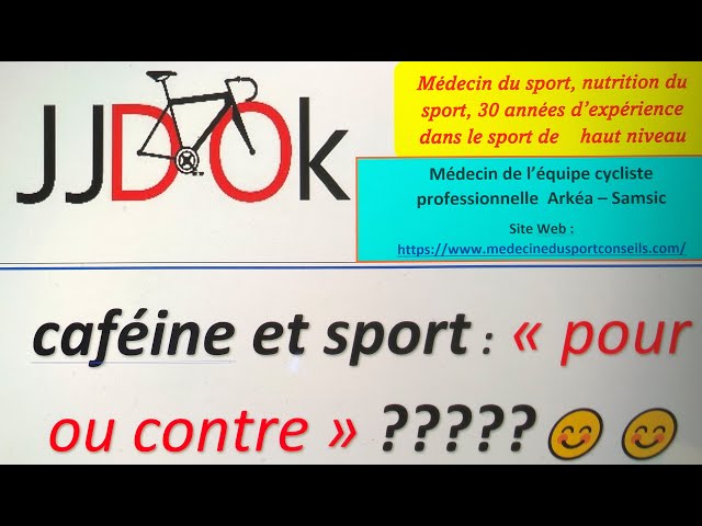 caféine café sport: intérêt ? effets nocifs ? pour ou contre ? Vidéo avec mon avis de nutritionniste