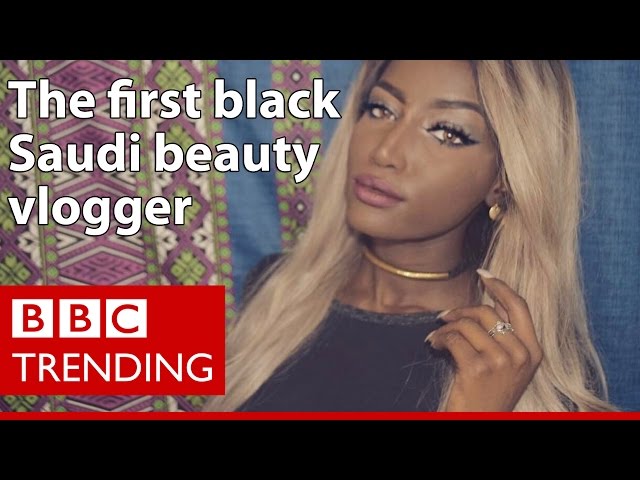 Abeer Sinder: The first black Saudi beauty vlogger - BBC Trending