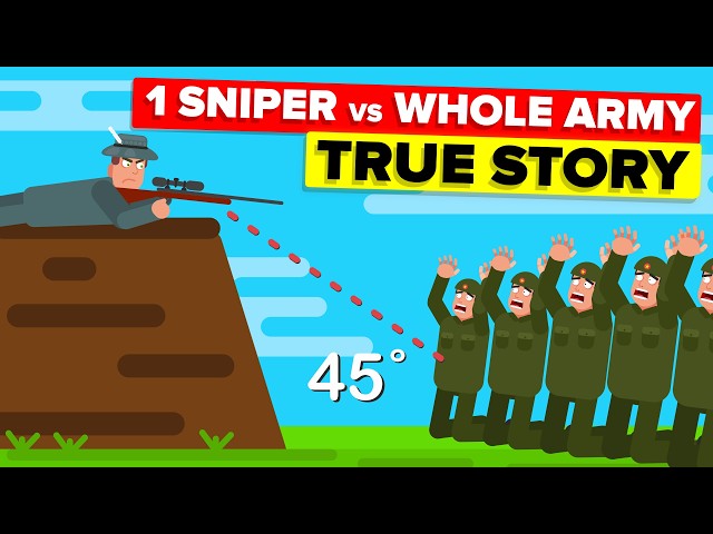 1 SNIPER vs 150 SOLDIERS | Most Hardcore American Sniper (TRUE STORY)