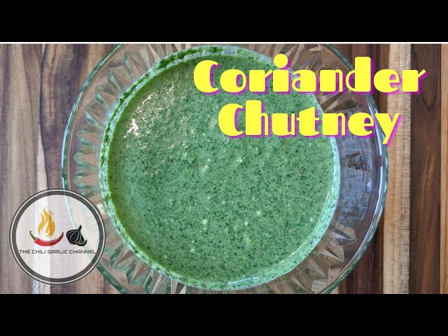 EASY 2 MINUTE RECIPE FOR CORIANDER CHUTNEY /ہرے دھنیے کی چٹنی