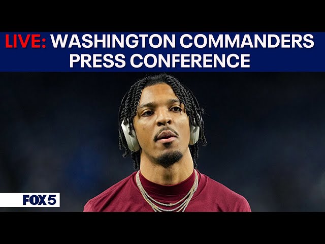 LIVE: Press Conference with Washington Commanders players