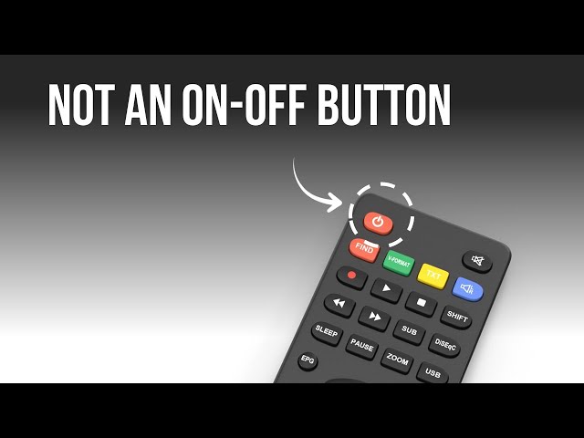 This is not an on-off button.