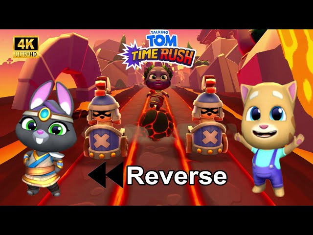 Talking Tom Time Rush Gameplay / Walkthrough Unlock Level 193 - 210 4K Reverse  (FHD) Fullscreen