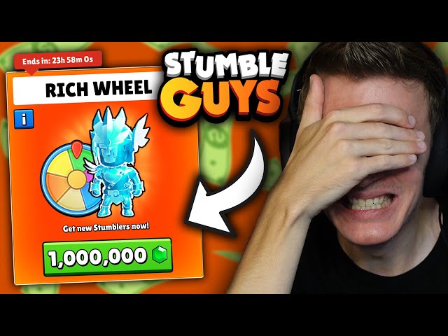 SPINNING THE MOST *EXPENSIVE* WHEEL IN STUMBLE GUYS!