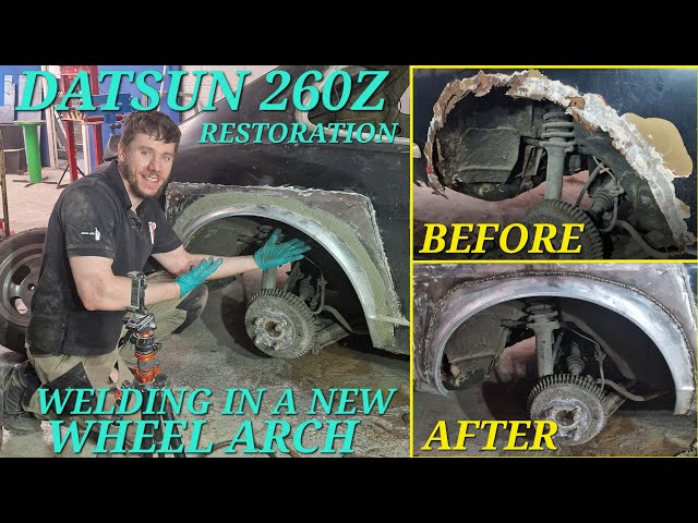 How To Replace A Wheel Arch - Part 11 - Abandoned Datsun 260z Restoration