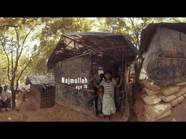 Flight of the unwanted - a 360 film of Rohingya Crisis