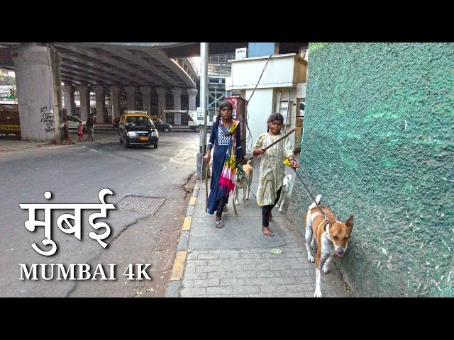 MUMBAI Walking Tour 🇮🇳 - Real Streets of India 4K