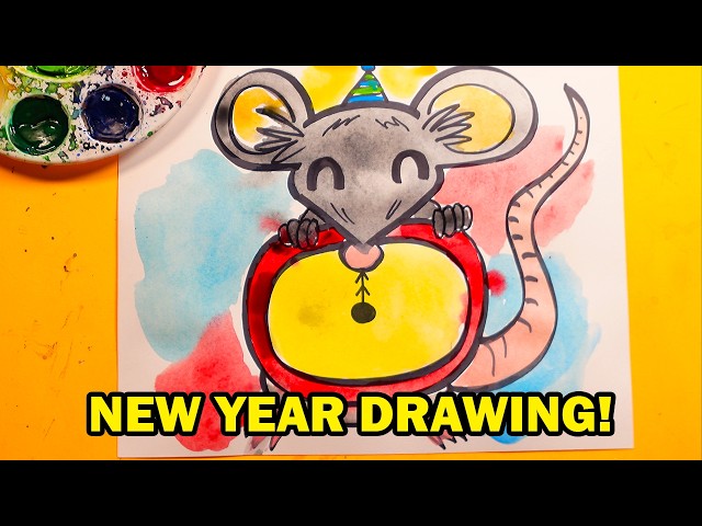 New Year's Artwork for Kids!